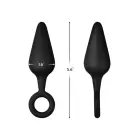 FORTO F-10 Silicone Plug Large Black with Pull Ring – L – Black — Photo 5