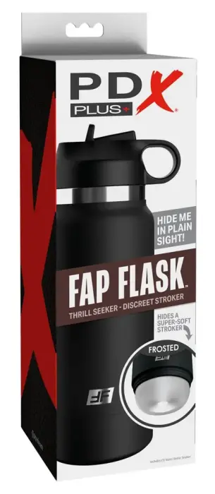 PDX FapFlask Thrill Seeker masturbators – caurspīdīgs