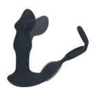 Remote Control Vibrating Thrusting Come-Hither Silicone Prostate Stimulator with Cockring – 10 cm – Black — Photo 6