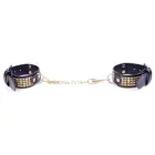 Fetish B - Series Handcuffs with cristals 3 cm Gold Photo