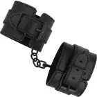 INTENSE FETISH Vegan Leather Adjustable Handcuffs – наручники – веганская кожа – чёрный — Фото 2