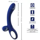 Sweet Smile Balls Vibrator with Display – dual stimulation vibrator – ABS/silicone – penis design – display — Photo 11