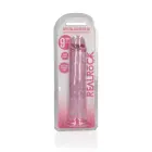 Straight Realistic Dildo with Suction Cup – 25 cm (9.8″) – Clear — Photo 1