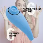 FeelzToys FemmeGasm dubultā motora vibrators – 14 cm (5.5″) – zils — Foto 4