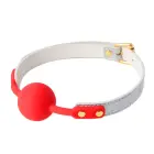 Summertime Ball Gag – Red/White — Photo 3