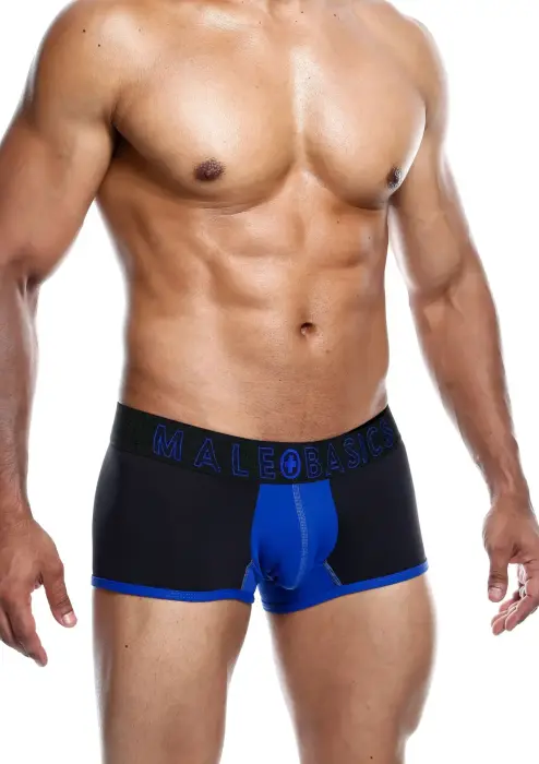 MaleBasics Neon Boxer Shorts – Blue – S