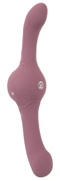Turbo Shaker Double Lover vibrators – 30 cm – rozā Foto 2