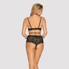 Obsessive mežģīņu apakšveļas komplekts – melns – L/XL — Foto 2
