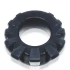 Oxballs Cock-Lug silikooni peenis võru 33 mm – must — Foto 3