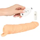 Nature Skin 2in1 – vibrējošs dzimumlocekļa pagarinātājs un masturbators ar pulti — Foto 9