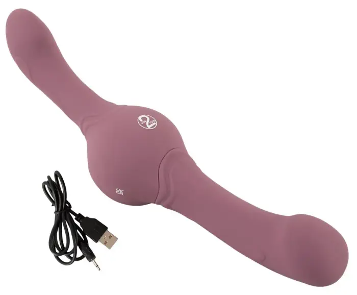 Turbo Shaker Double Lover vibrators – 30 cm – rozā Foto 11