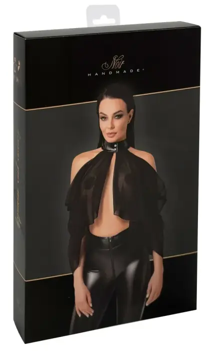 Noir Bolero Tulle Bolero – Black – XL