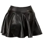 Cottelli PARTY Flared Skirt L Black Matte Look, Stretch Waistband — Foto 7