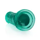 Taisns reālistisks caurspīdīgs dildo ar piesūcekni – 18 cm (7″) — Foto 4