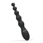 Jaudīgs anālais vibrators ar bumbiņām – Melns — Foto 5