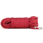 Rebellion Reign Silky Bondage Rope – bondage rope – polyester – red – 10 m — Photo 3