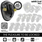 Addicted Toys Shell Cage Keyless Chastity System 11.5 cm Clear Set — Photo 7