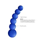 Стеклянный дилдо «Планеты» – 20 cm (7.9″) – Синий — Фото 6