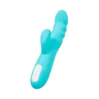 JOS MERRY-SWI Rotējošs truša vibrators ar klitora stimulatoru – 21 cm (8.1″) – zils — Foto 6