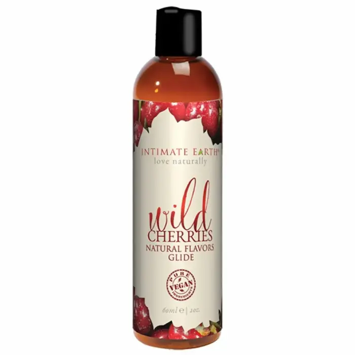 Intimate Earth Wild Cherries intymus gelis su skoniu – 60 ml