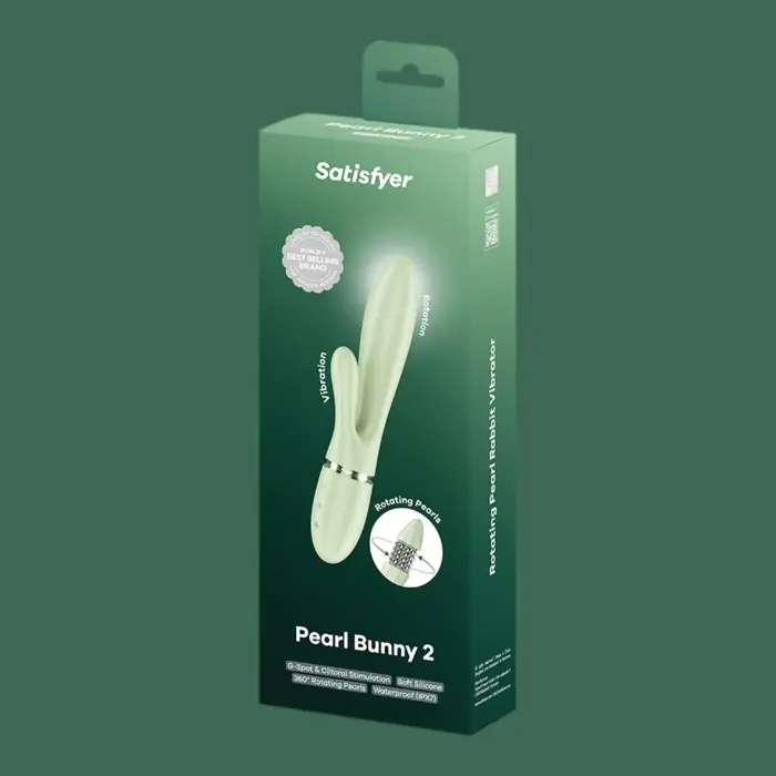 Кролик-вибратор Satisfyer Pearl Bunny 2 – светло-зеленый