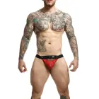 DNGEON Peekaboo Jockstrap – Red – One size — Photo 6