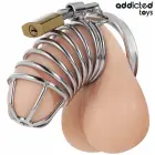 Addicted Toys Locked Iron Cell Metal Cage Size S 4 cm – Secure System — Photo 3