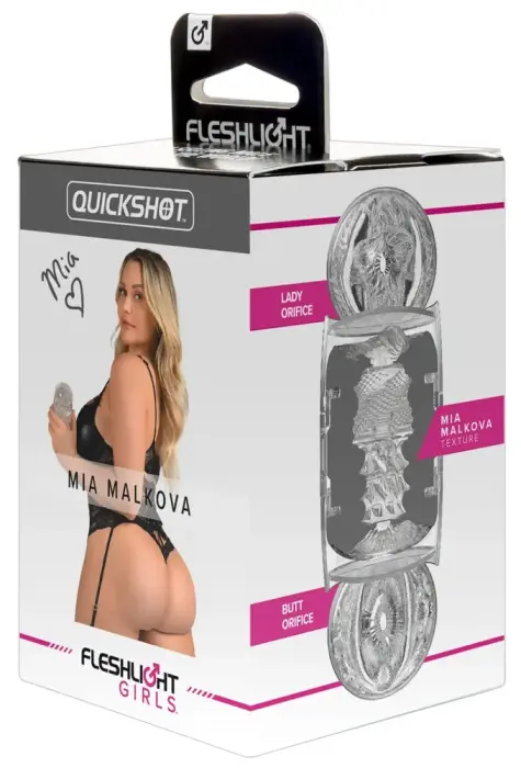 Мастурбатор Quickshot Mia Malkova – прозрачный