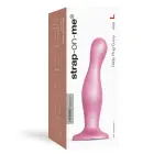 Strap-On-Me Curvy Metallic Sugar Pink dildo – 19.5 cm (7.7″) – rozā — Foto 3