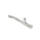 Kiotos Hollow Penis Plug with 2 Removable Knobs – 10.9 cm – Metal — Photo 2