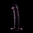Ibiza Nebula Series Model 19 stikla dildo – 18.5 cm (7.3″) – rozā — Foto 6