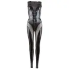 Cottelli Collection Wetlook Jumpsuit – Black – L — Photo 6