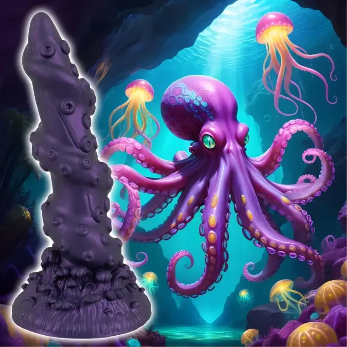 Beasty Cocks Octopus Prime dildo – 20 cm (8″) – Metallik Photo