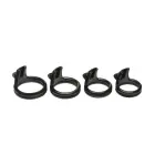 Hard Stop - Double Ring Chastity Cage - Black — Photo 4