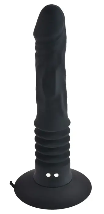 Vibrating Ass Fucker Dildo – 21 cm – Black Photo