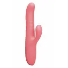 Le Wand Thrust – Thrusting Rabbit Vibrator, Dual-Action, Waterproof – Pink — Photo 2