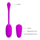 PRETTY LOVE Shock Fun Vibrating Egg – 7 cm – Purple — Photo 4
