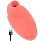 OHMAMA Coral Wave Intimate Massager – 10 cm (3.9″) – Orange — Photo 1
