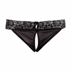 Christine – elastīgas mežģīnes string bez sola – melns – L/XL — Foto 3
