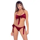 Cottelli LINGERIE raudonas liemenėlės ir kelnaičių komplektas – S/M — Nuotrauka 2