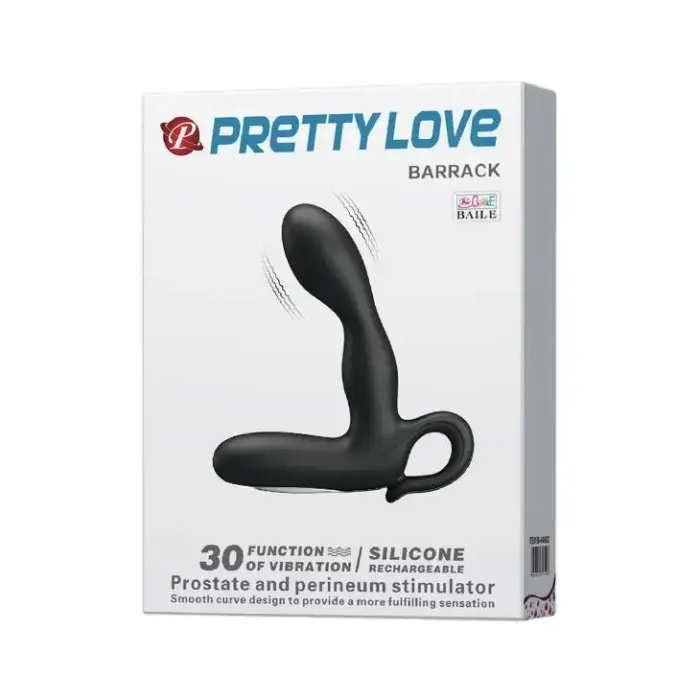 PRETTY LOVE Barrack Prostate Massager – Black