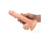 POP dildo su sėklidėmis – 16.5 cm (6.5″) – rožinis — Nuotrauka 11