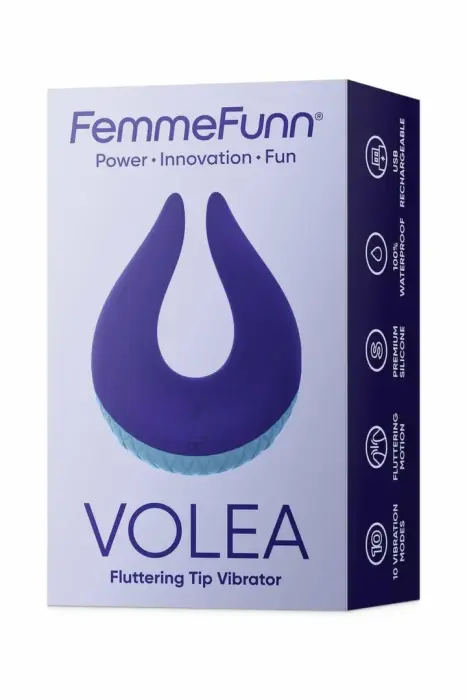 FemmeFunn Volea точный вибратор – 9.9 см (3.89″) – фиолетовый