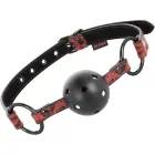 Begme Red Edition – дышащий кляп из веганской кожи – 65 см — Фото 1