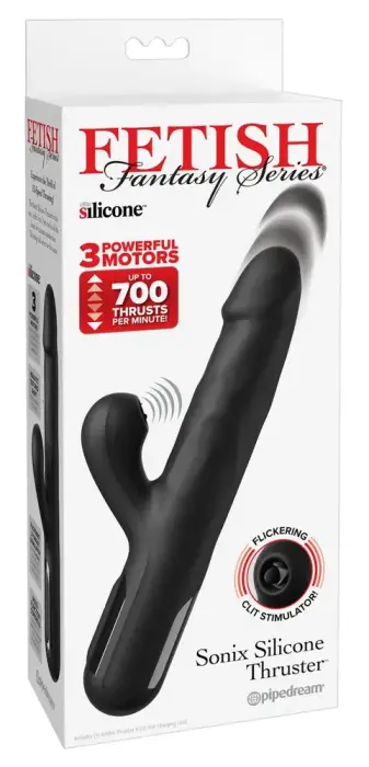 FFS Sonix кролик-вибратор с функцией толчков – 22 cm (8.6″) – розовый