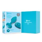 b-Vibe Vibrating Jewel Plug S/M – 9.8 cm – Blue — Photo 7