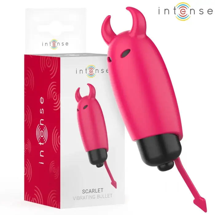 Intense Scarlet mini vibreeriv kuul – punane – 9,3 cm