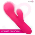 Moressa Jerry dubultais vibrators – 15 cm (6″) – rozā — Foto 6