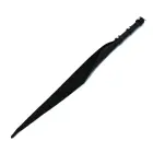 Black Leather Single Flap Whip – 71 cm — Photo 1