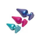 ROMP Luster Anal Training Kit – 3-Piece Set with Heart-Shaped Bases — Photo 1